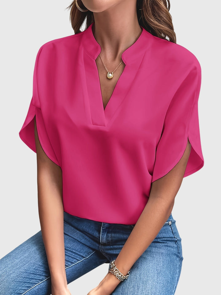 Elegant long sleeve women's blouse, a fashion essential for office and everyday wear.