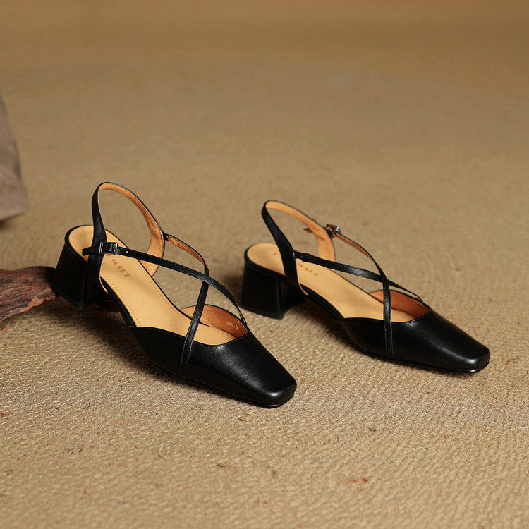 Chic closed toe block heels for women, blending elegance with comfort. Essential party & office wear.