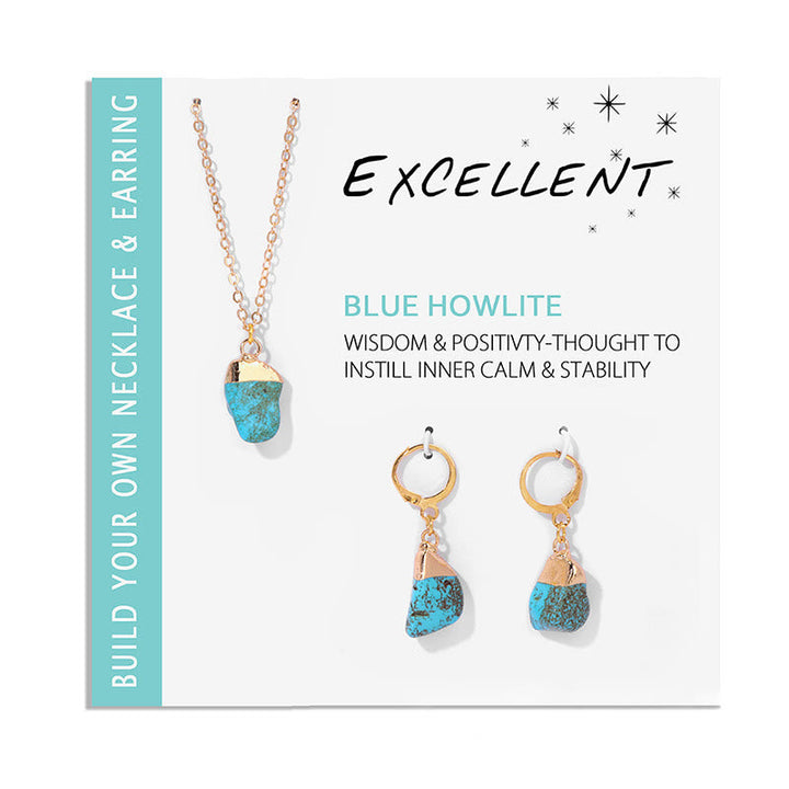 Elegant women's crystal jewelry set, ideal for special occasions or as a spiritual accessory gift.