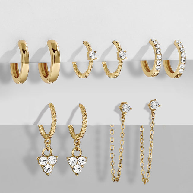 Delicate long dangle earrings. Crystal-accented, perfect for women's elegant style.