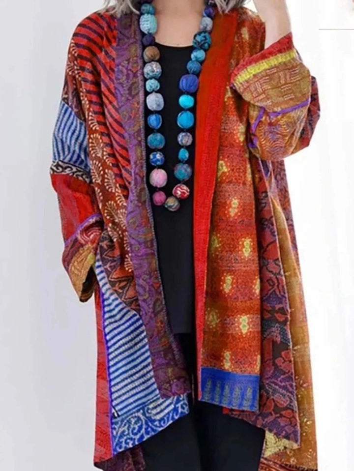 Soft floral knit cardigan vest for women. Luxe, comfortable, and lightweight; ideal for chic spring wear.