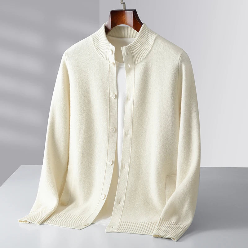 Women's elegant knit cardigan, versatile long sleeve layering sweater. Perfect for chic outfits.