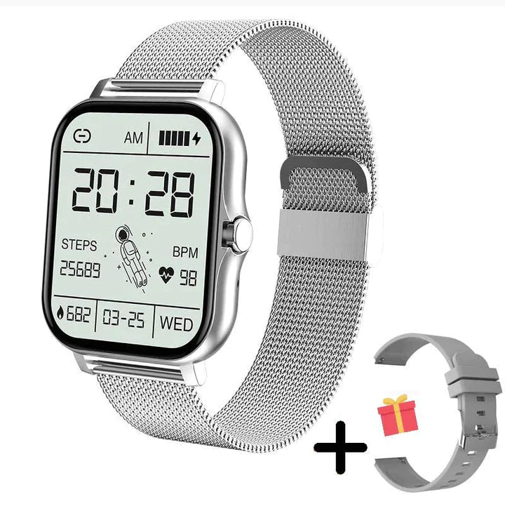 Women's wellness smartwatch, featuring advanced health monitoring & activity tracking for a healthier lifestyle.
