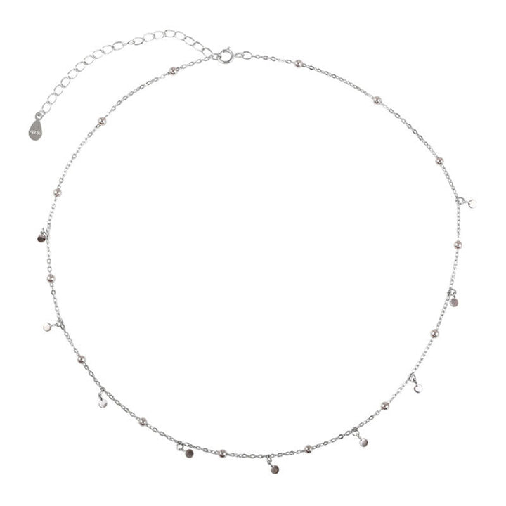 Elegant silver teardrop necklace in a gift box, a perfect sterling silver jewelry gift for women.