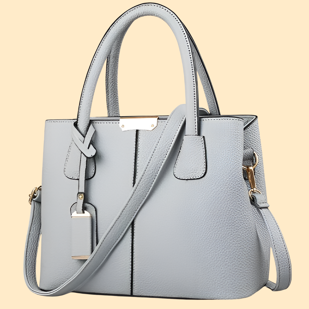 Classic structured satchel handbag for women, offering an elegant and professional look for any occasion.