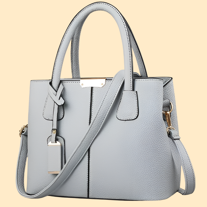 Classic structured satchel handbag for women, offering an elegant and professional look for any occasion.
