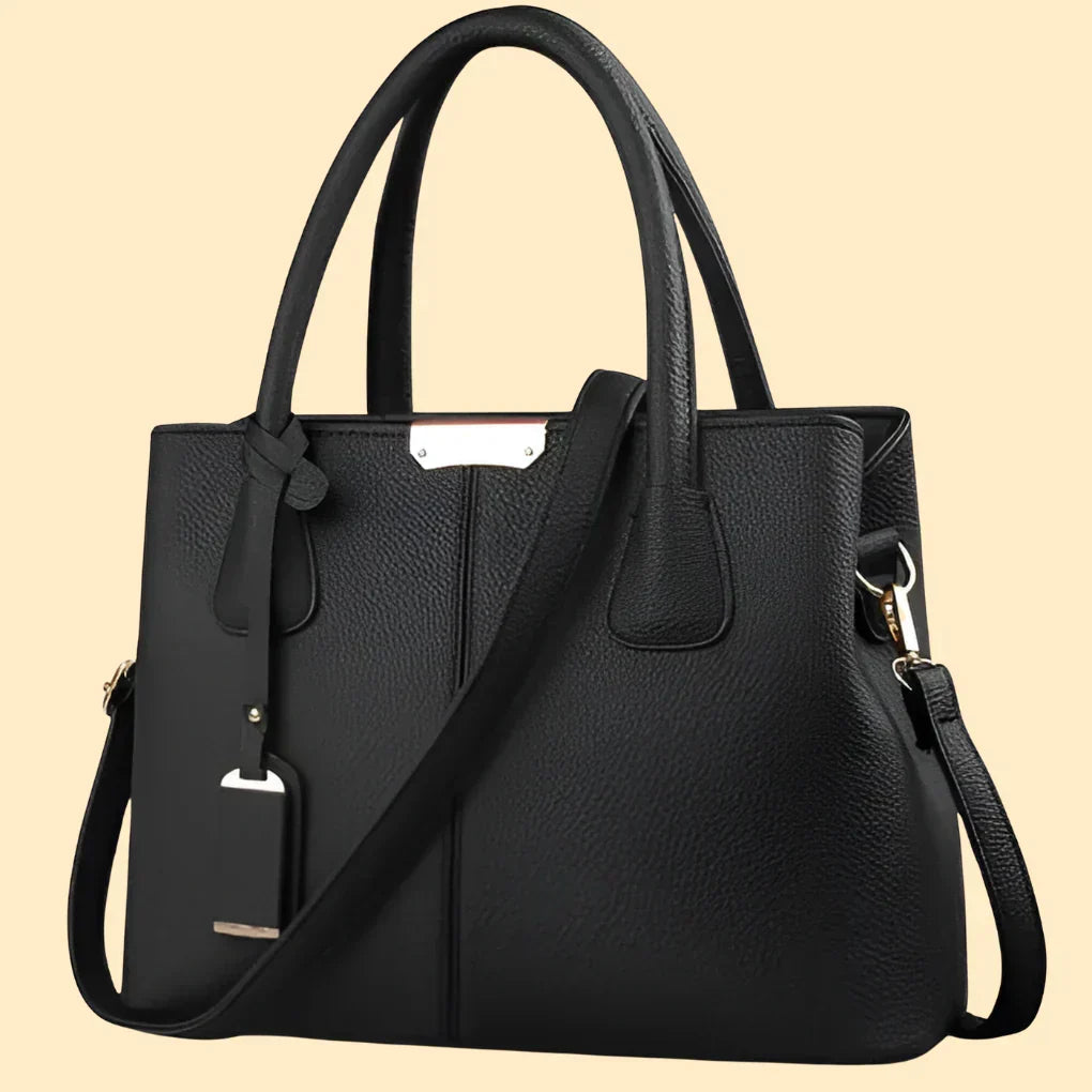 Versatile women's structured shoulder bag, an elegant everyday carry accessory with a minimalist design.
