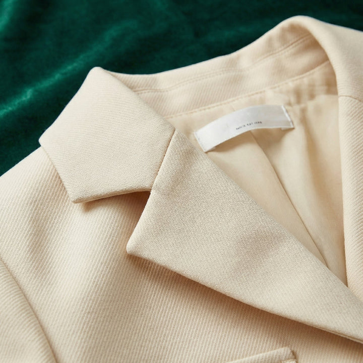 Versatile women's elegant blazer coat, tailored for office, business, or chic events.