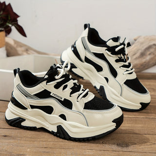 Sporty chic women's wedge sneakers, light grey, chunky platform sole for modern fashion & height.