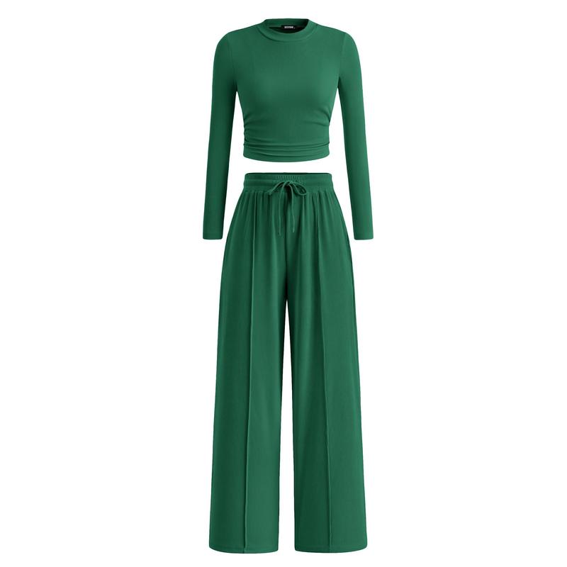 Effortless style with Elia Women's Lounge Set. Relaxed fit, cozy modal blend for comfortable everyday casual wear.