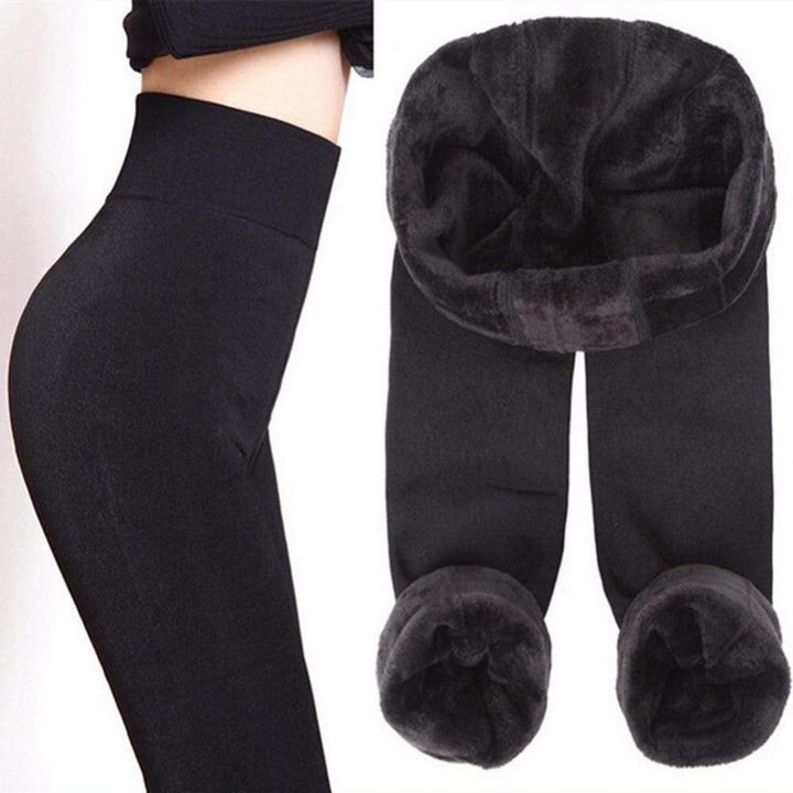 Cozy & stylish Elsa women's fleece-lined winter leggings, designed for cold weather and ultimate comfort.