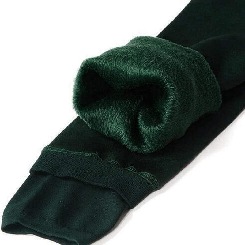 Elsa women's leggings featuring thick fleece lining for superior warmth and cozy comfort in winter.