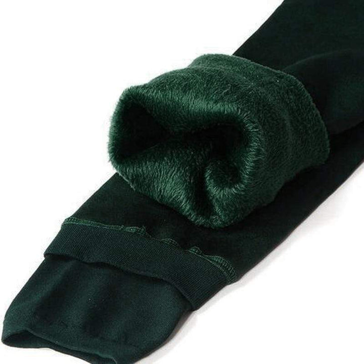 Elsa women's leggings featuring thick fleece lining for superior warmth and cozy comfort in winter.