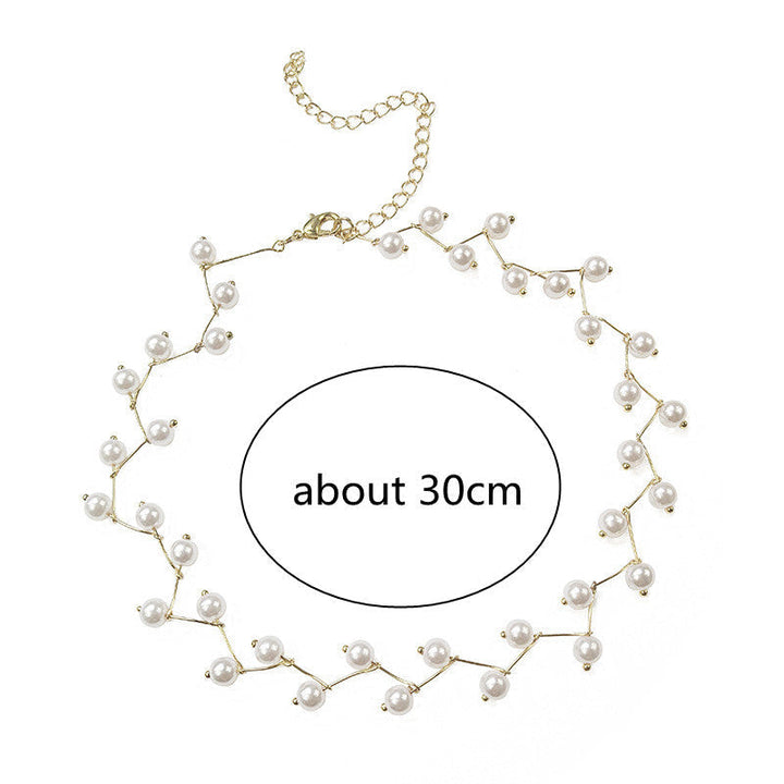 Elegant women's pearl fairy pendant necklace, gold-tone, perfect whimsical jewelry.
