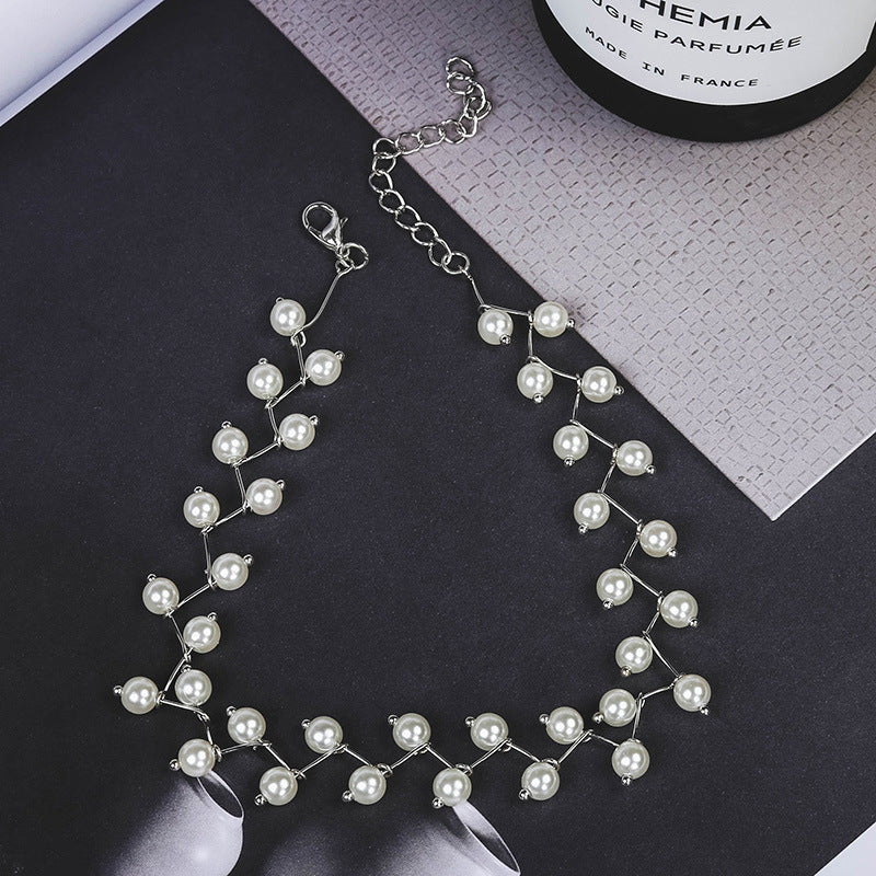 Enchanting women's fairy pendant with subtle pearl, silver, magical and charming jewelry.