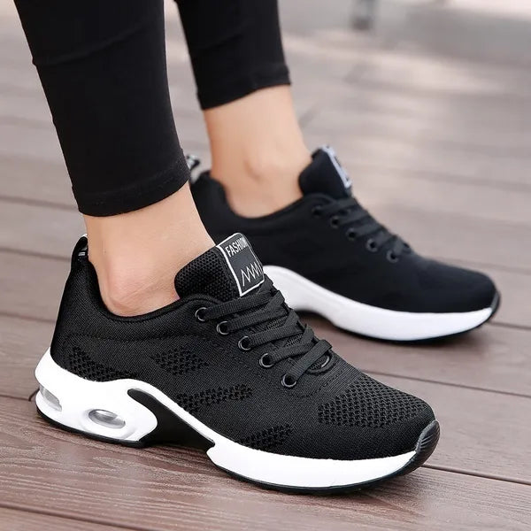 Cushioned orthopedic women's shoes: Ergonomic ComfortStep for active lifestyle support.