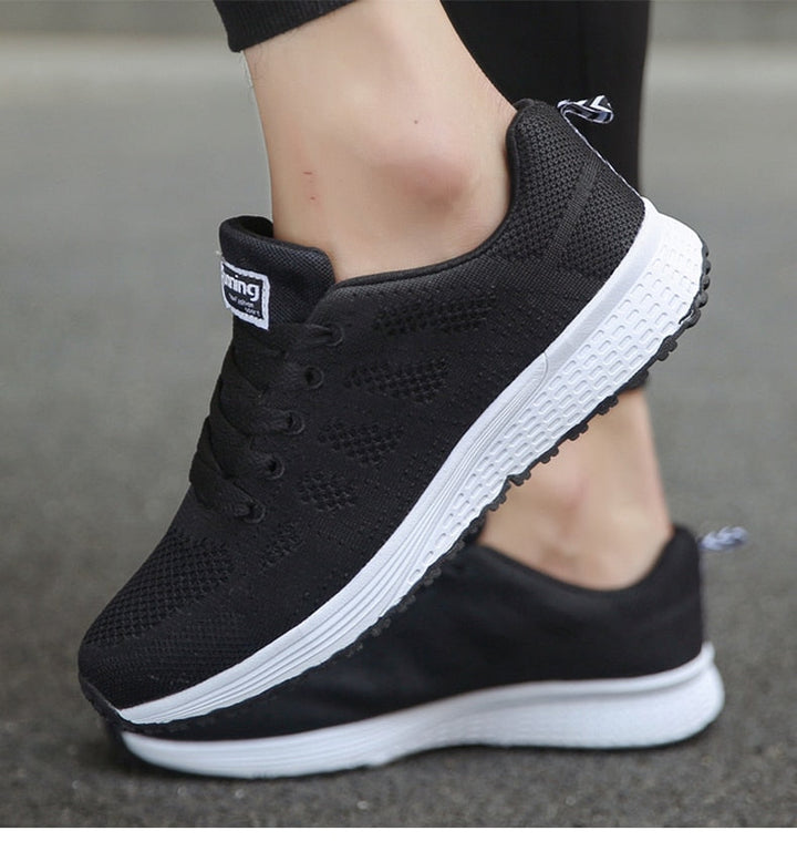 Women's NovaFit ergonomic comfort sneakers, stylish & breathable for daily walks.