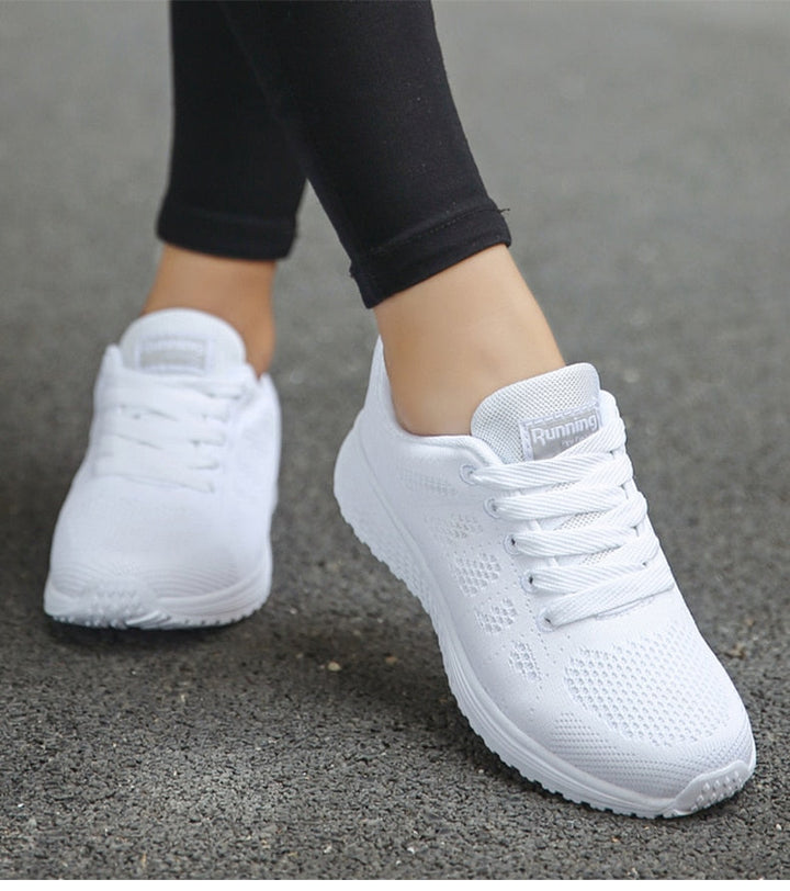 Ergonomic NovaFit women's sneakers with breathable upper, perfect for daily comfort.
