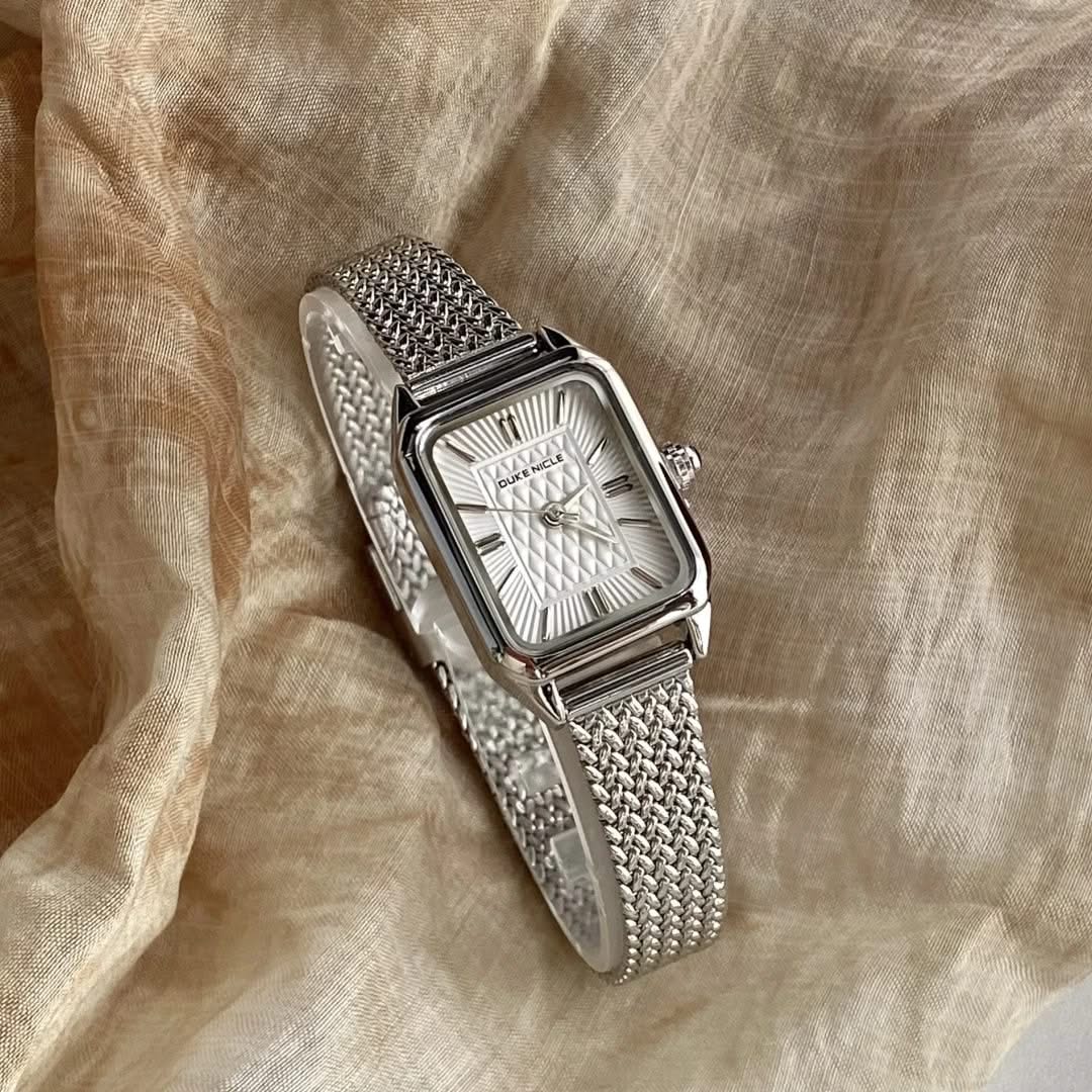Estella women's petite elegant watch in stainless steel, a versatile minimalist fashion accessory.