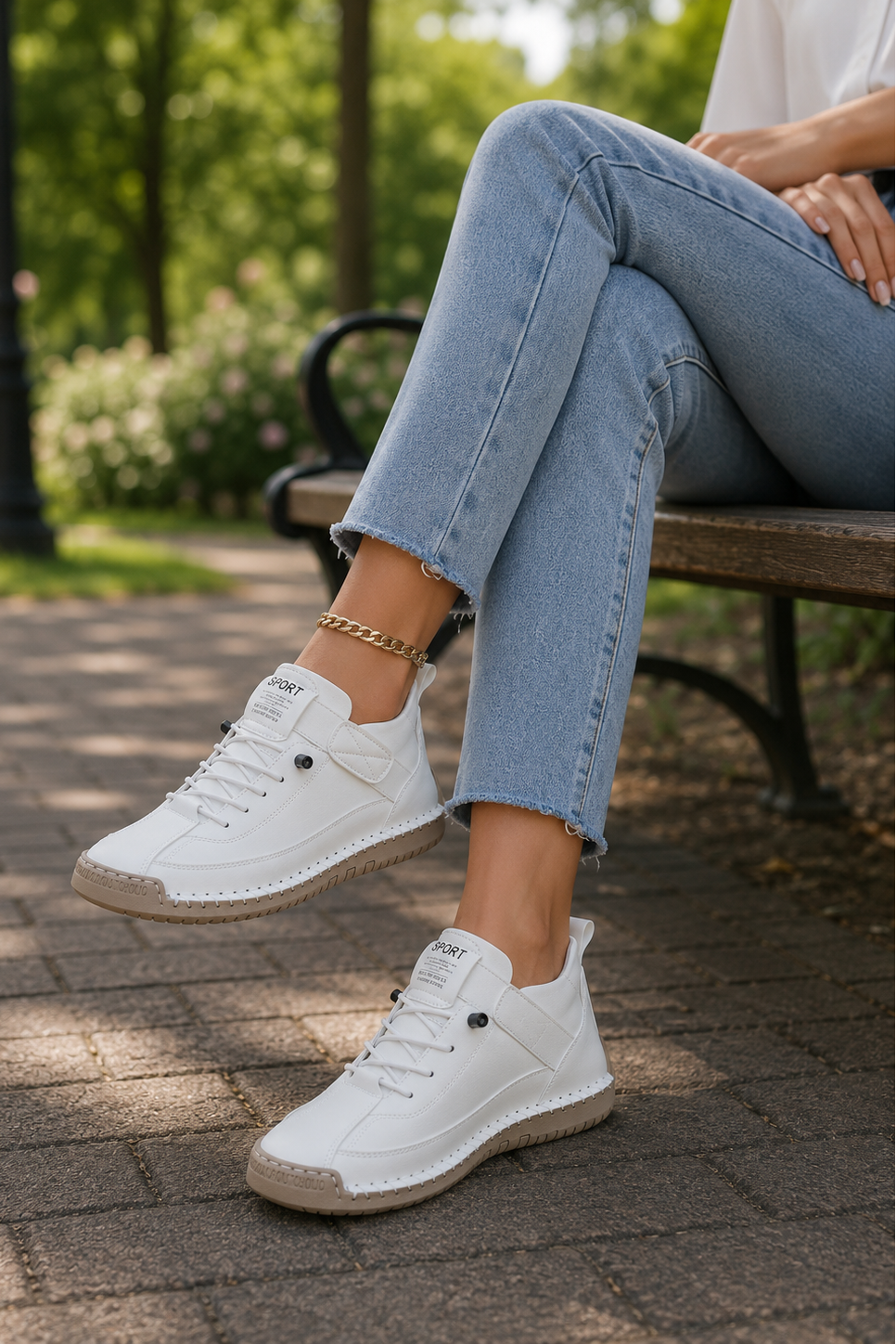 Versatile women's active lifestyle sneakers, combining athletic casual style with everyday comfort.