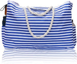 Blue and White Stripes
