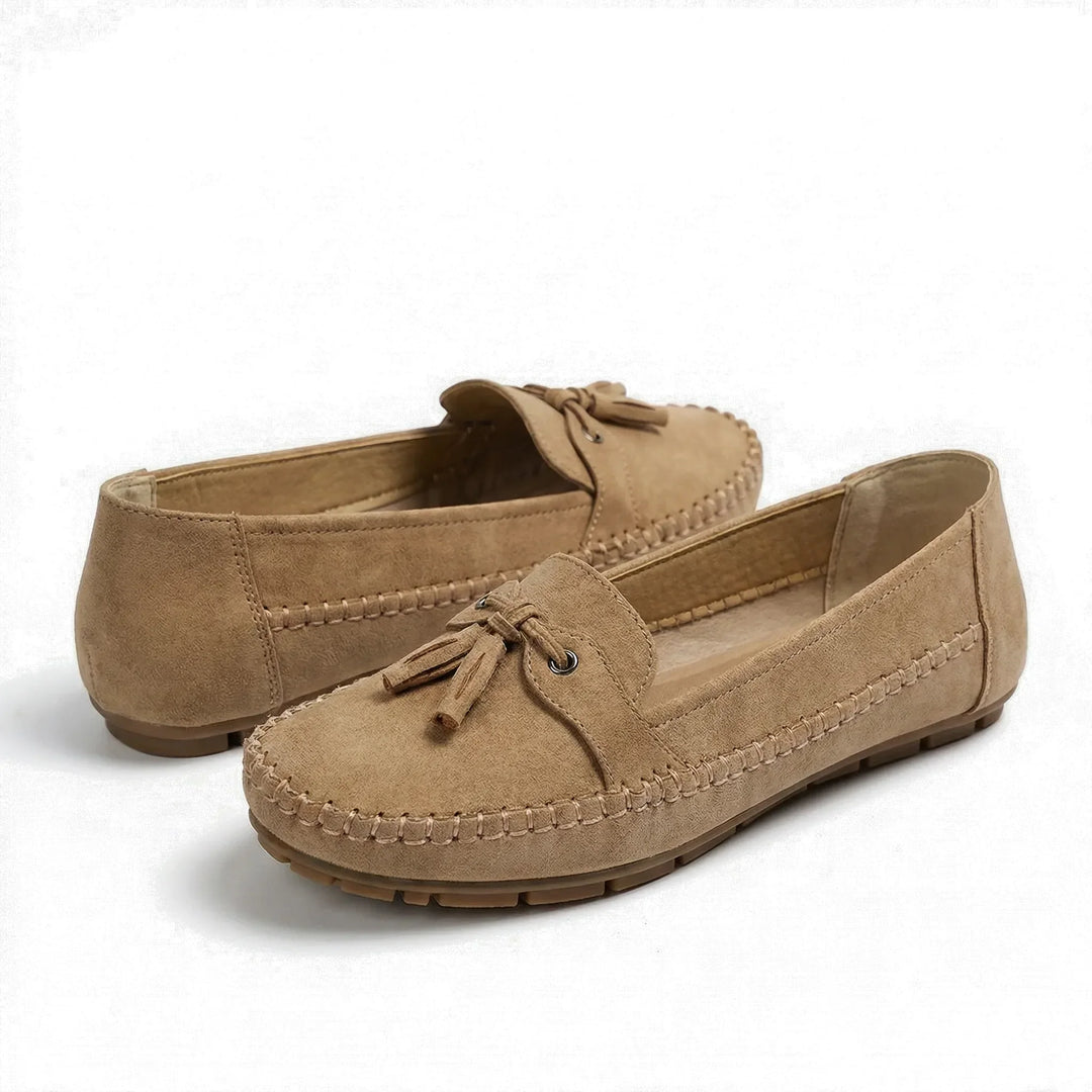 Women's extra wide memory foam loafers for all-day comfort. Perfect for everyday wear.