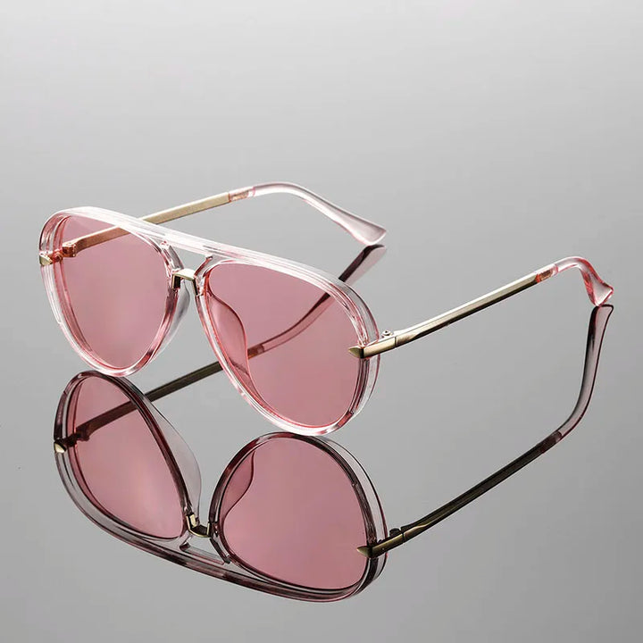 Chic black women's polarized UV400 sunglasses, fashion eyewear providing excellent eye protection & comfort.