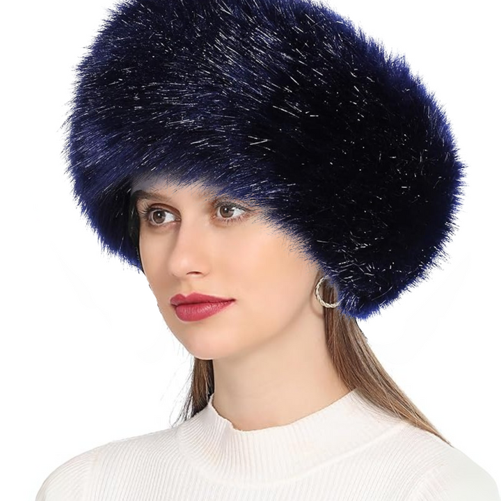 Olga women's winter headband, luxurious faux fur, perfect for warmth and style