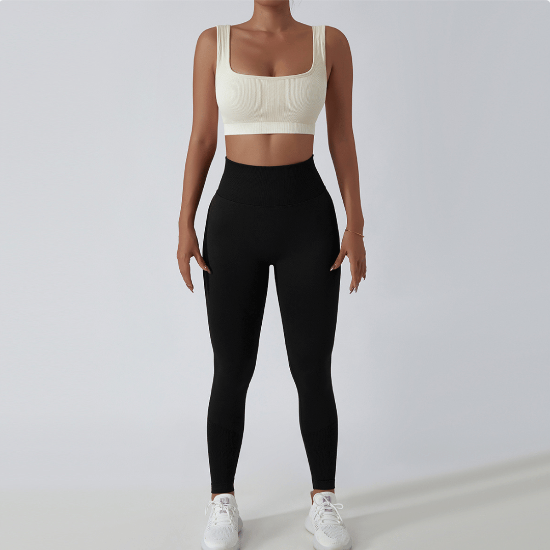 Sculpting high waist women's leggings, offering compression & comfort for fitness & yoga.