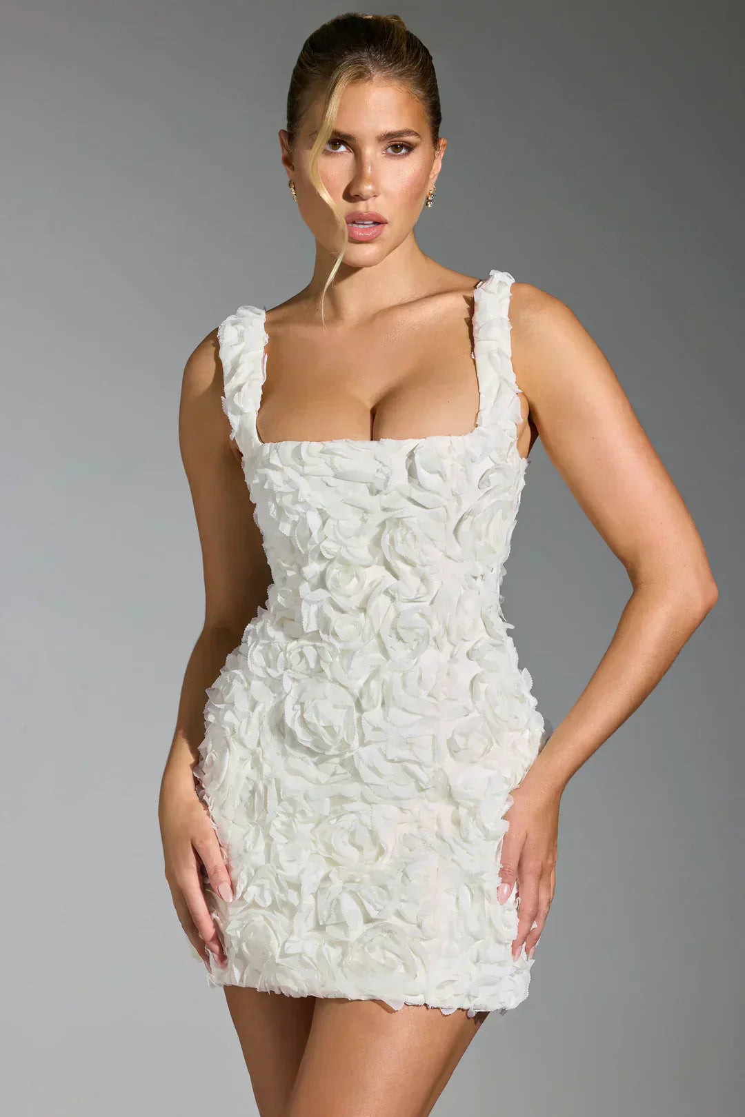 Women's floral corset mini dress, sleeveless, bodycon fit, perfect for summer parties