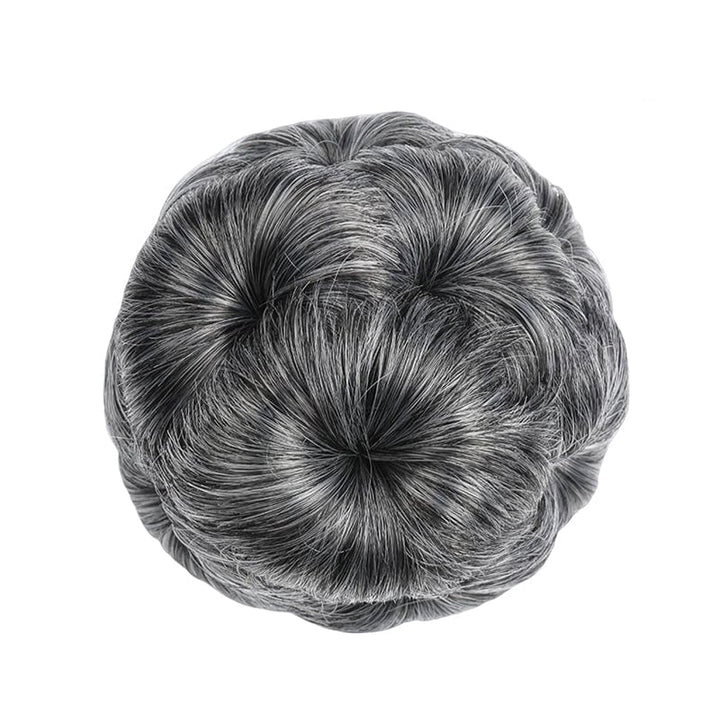 Party hair accessory: Women's floral hair clip with a stylish extension chignon.