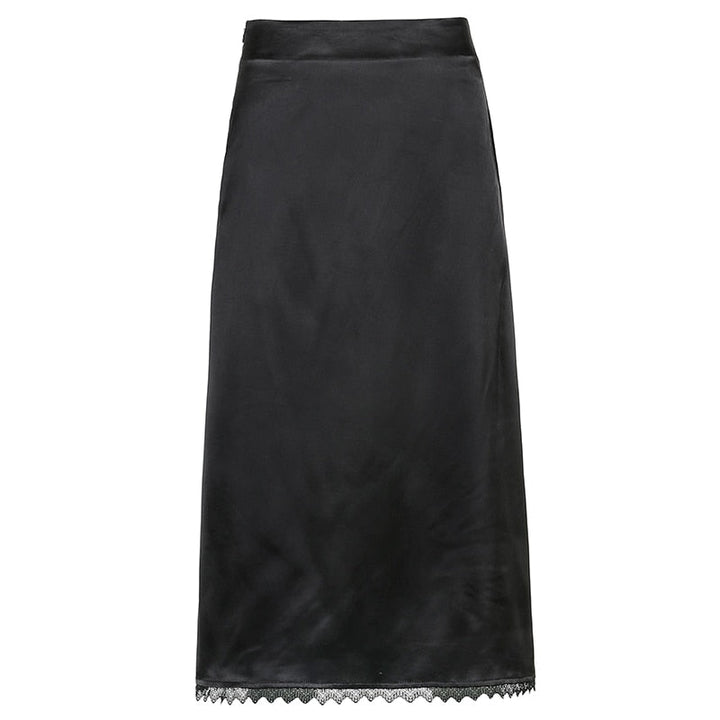 Versatile women's midi skirt, a flowy and aesthetic addition to your wardrobe for effortless style.