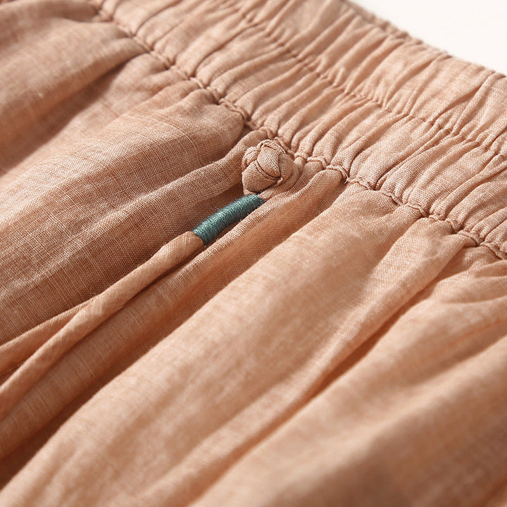 Stylish women's wide-leg pants with a flowy design. Comfortable for summer, perfect for a chic and relaxed vacation look.