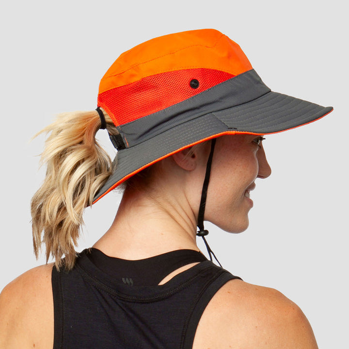 Women's outdoor sun hat: quick-dry, foldable, wide brim for beach, gardening, & hiking UV protection.