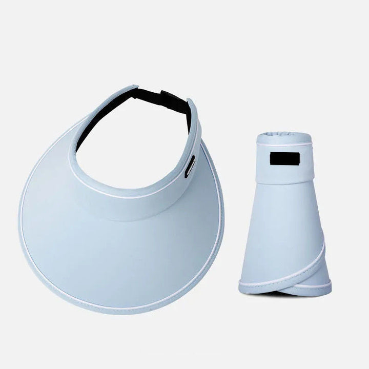 Breathable women's sun hat, FoldSun Pro roll-up visor, offering excellent UV outdoor protection
