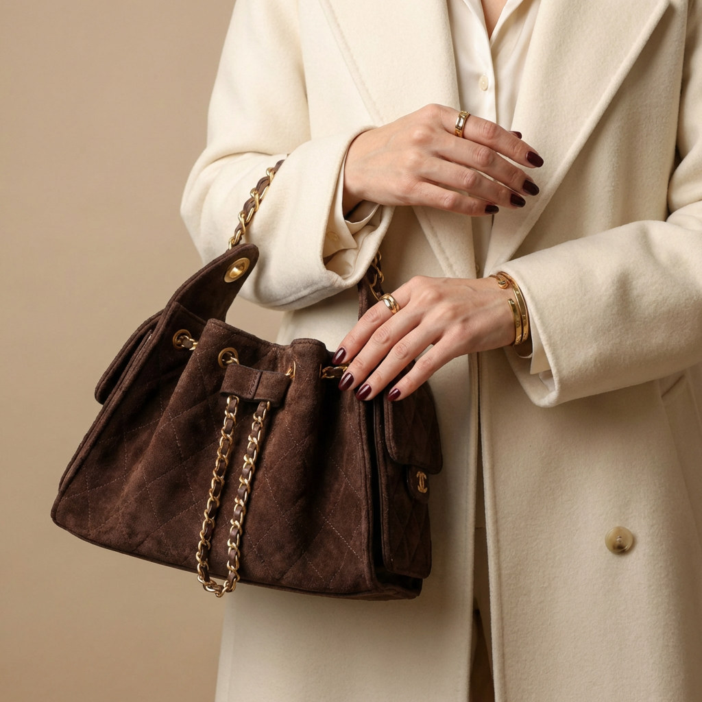 Stylish genuine leather bucket handbag for women, a versatile shoulder bag for everyday use.