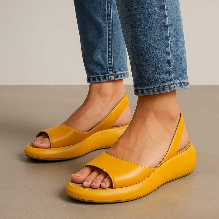 Stylish & comfortable women's Glenda open-toe sandals, non-slip for casual elegant summer footwear.