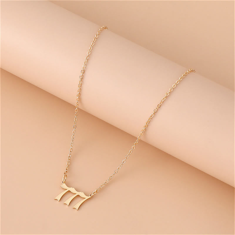 Celestial angel numbers necklace, gold stainless steel, spiritual women's jewelry, Celestia.