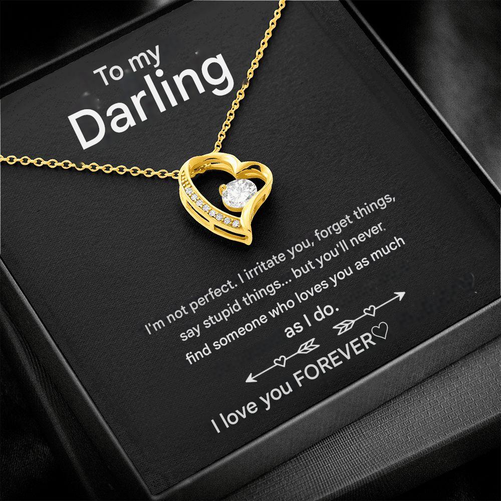 Elegant women's gold heart zirconia pendant necklace. Perfect gift for special occasions.