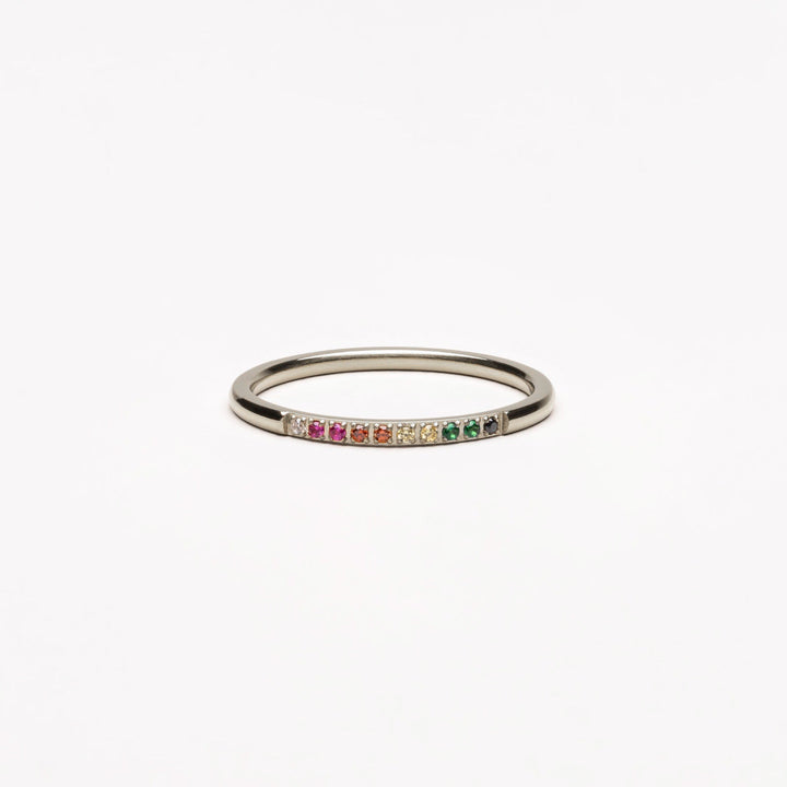 Beautiful gold gemstone ring for women, a perfect colorful jewelry gift for her. Elegant and stylish.