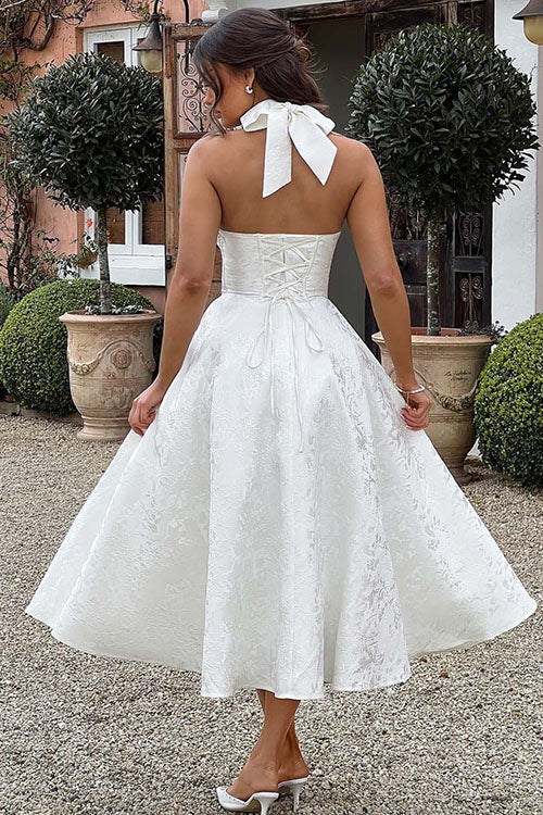Beautiful formal halterneck maxi dress, an evening gown for women's elegant events.