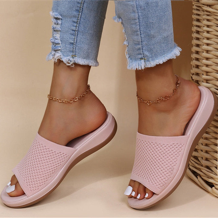 Comfortable handmade retro sandals for women. Ideal summer footwear with an open-toe design.