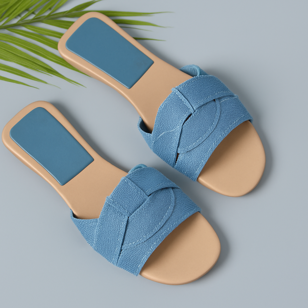 Women's Harper comfort slide sandals, perfect for effortless style & everyday wear. Slip-on, open-toe design.