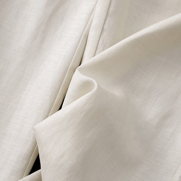 Versatile high-rise flowy women's trousers, easily styled for casual or elegant apparel fashion.
