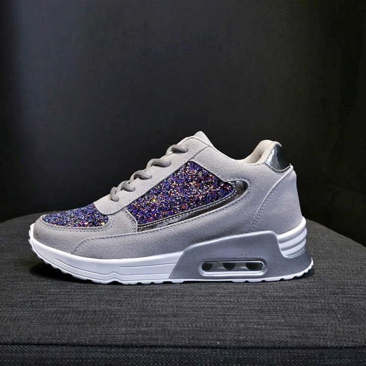 Lightweight women's high-top orthopedic walking shoes, perfect for casual wear & active support.