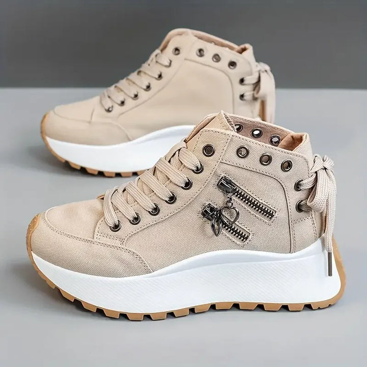 Women's high-top fashion sneakers, perfect for streetwear and adding urban edge.