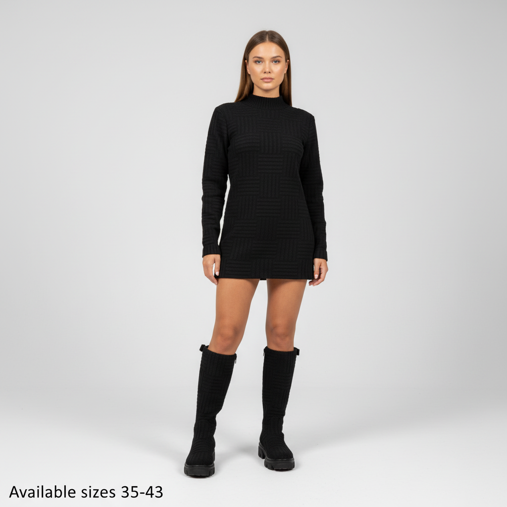 Pair of women's comfortable winter boots, Helena, ideal for cold weather and everyday style