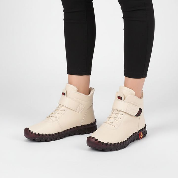Jessica high top women's winter boots, comfortable and warm with faux fur lining