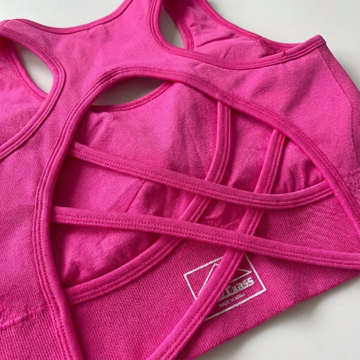 Damen Sportset Aus Funktionstoff - April. High-waist leggings and matching racerback top