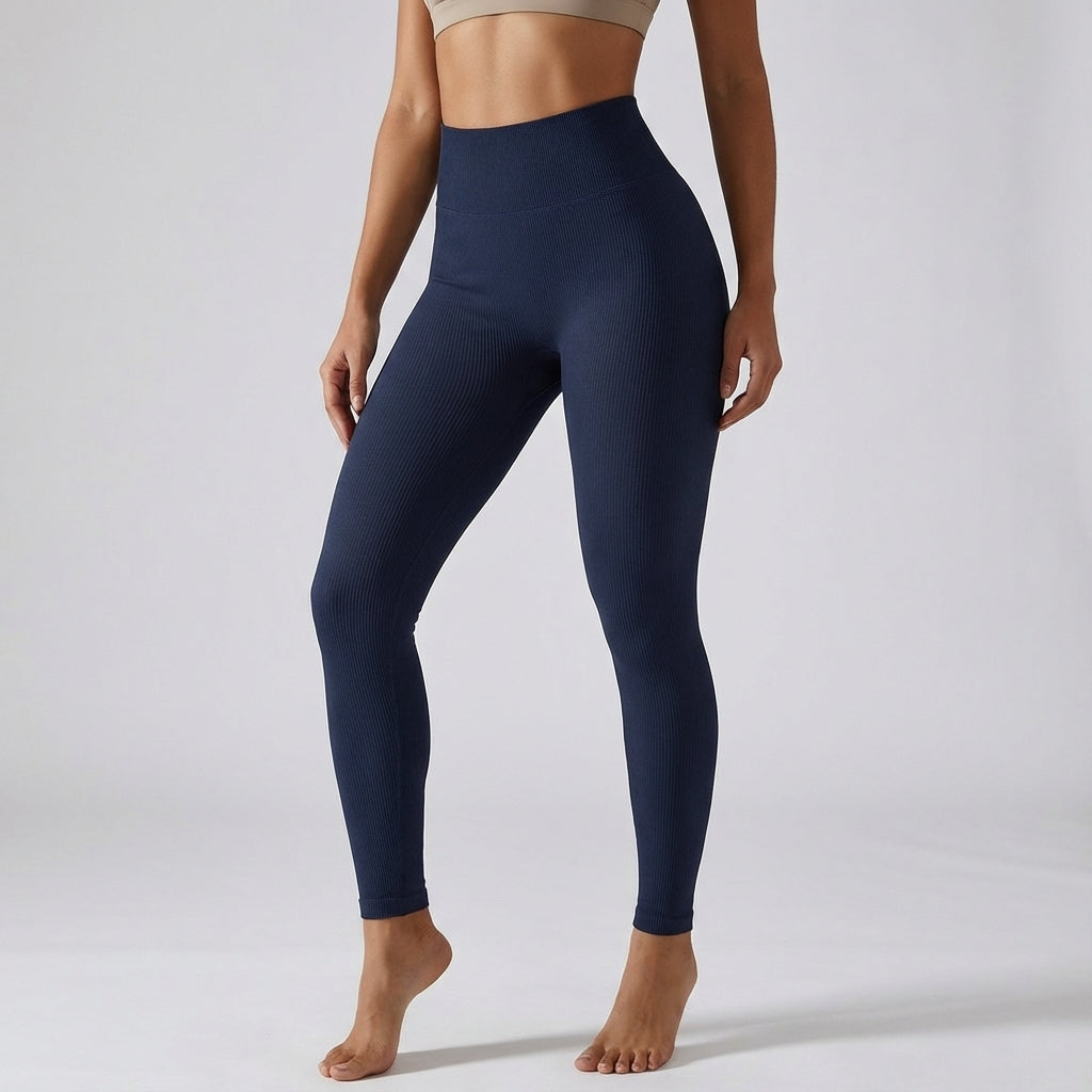 Mallory high waist ribbed leggings for women, ideal for workout and activewear.